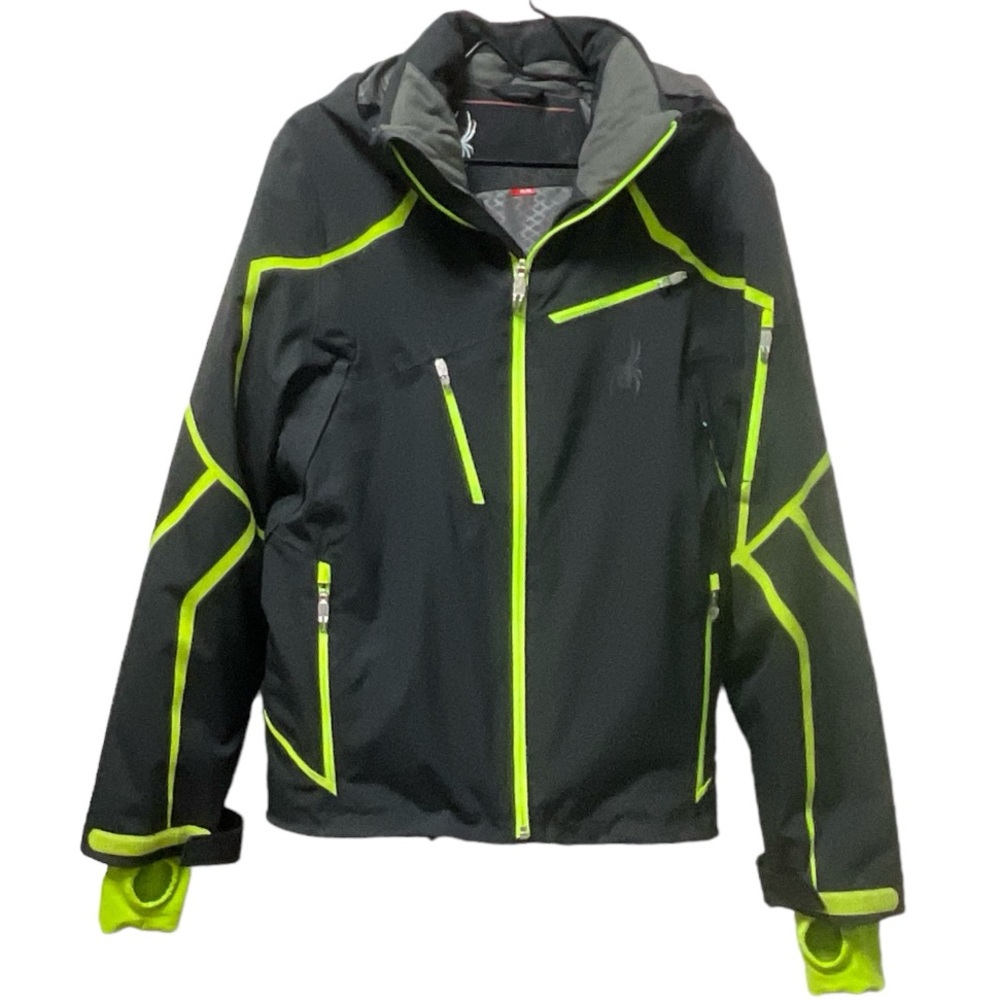 🕷️Spyder XTL Warm Thinsulate Insulation Multi Pocket Hooded Zipper Jacket! - Picture 7 of 11